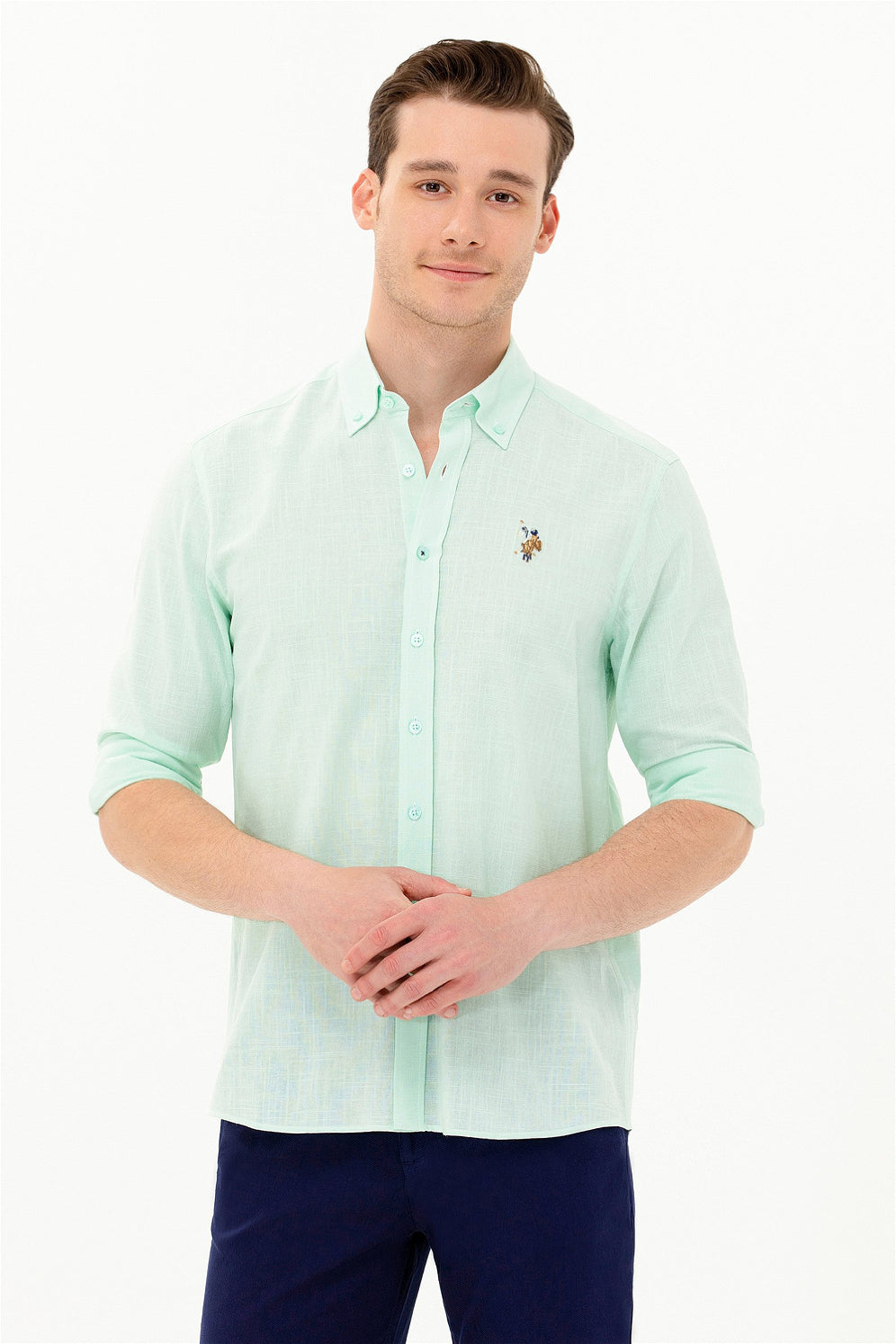 Blue Long Sleeve Shirt