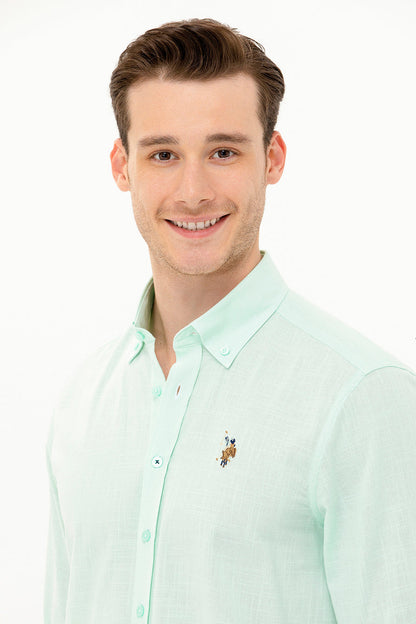 Blue Long Sleeve Shirt