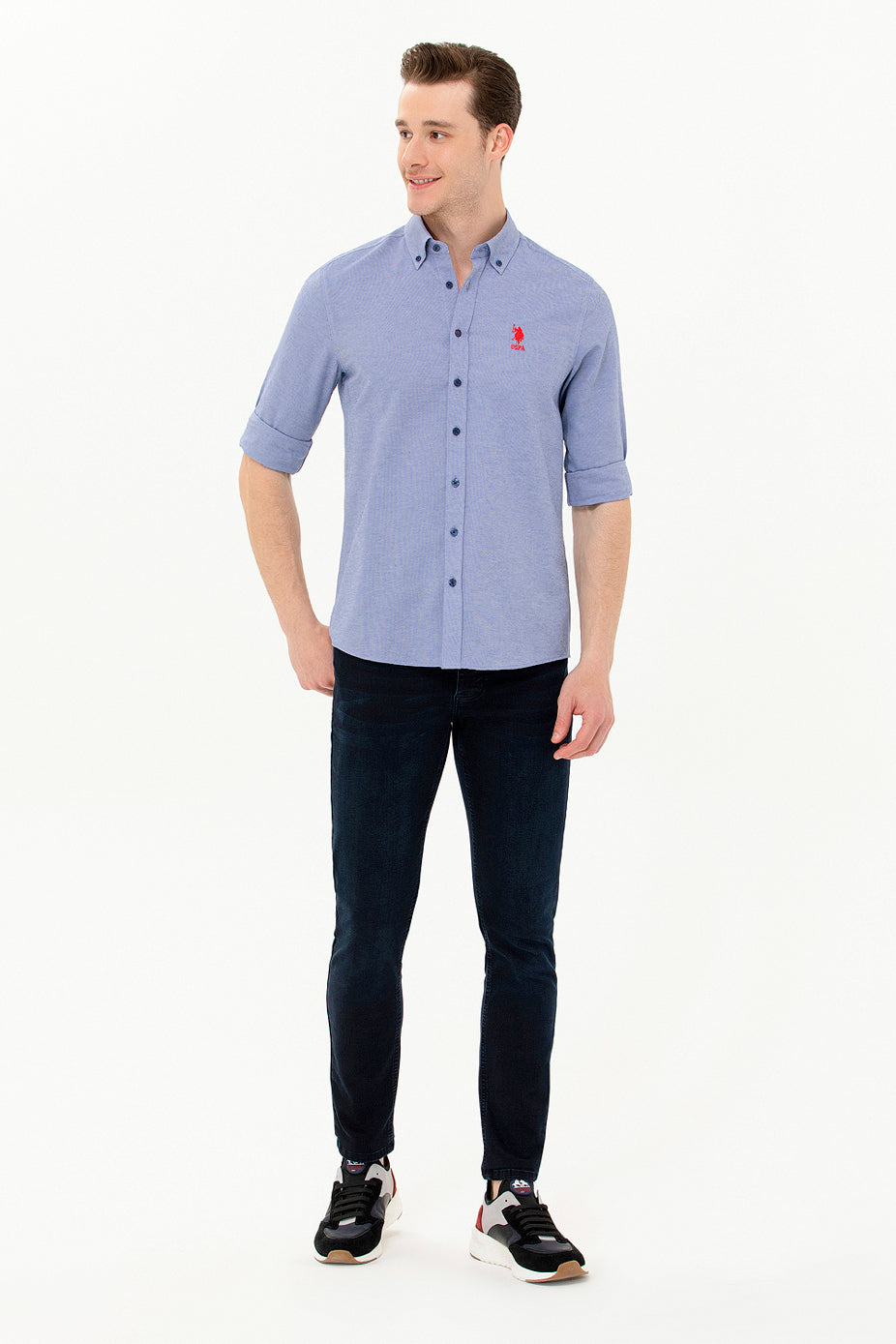 Blue Long Sleeve Shirt