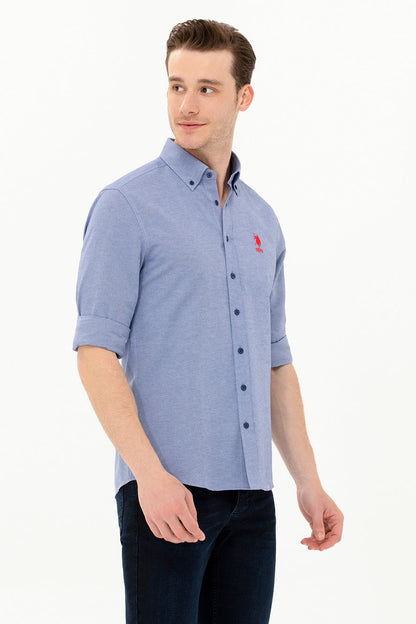 Blue Long Sleeve Shirt