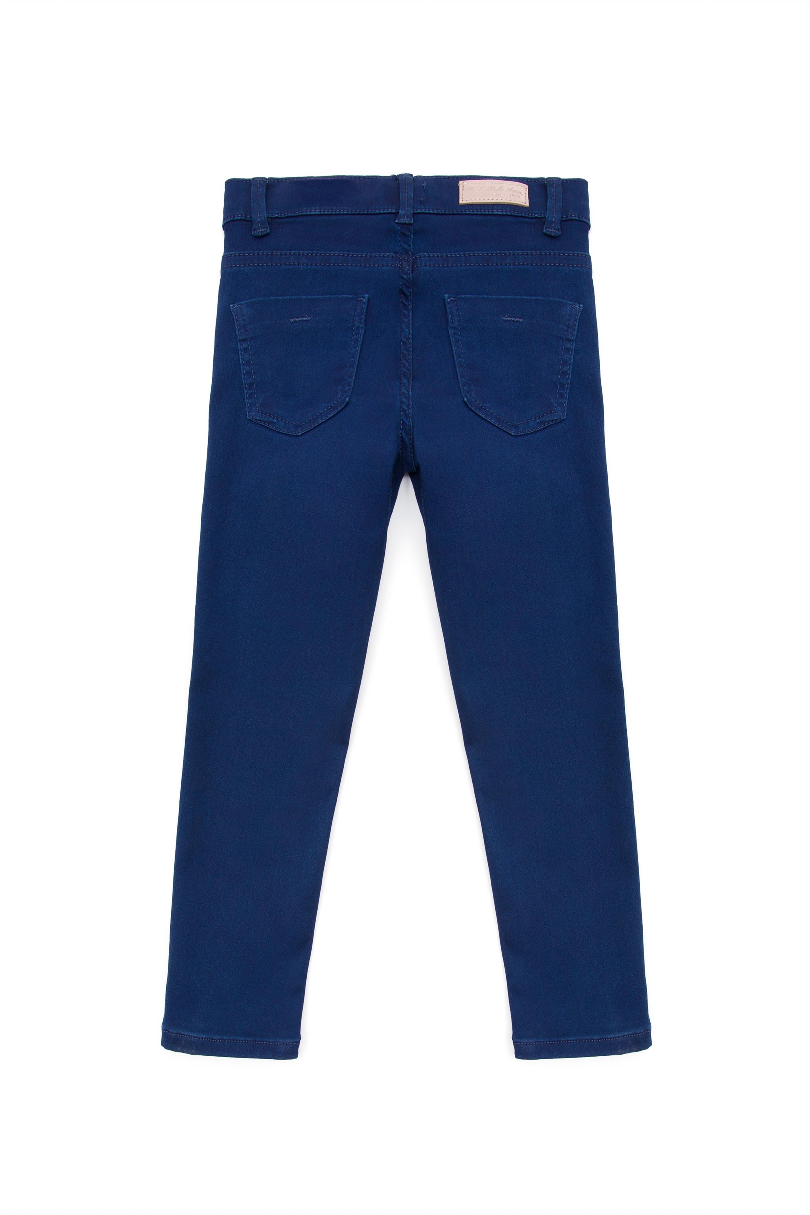 Girls Blue Denim Pants - 03
