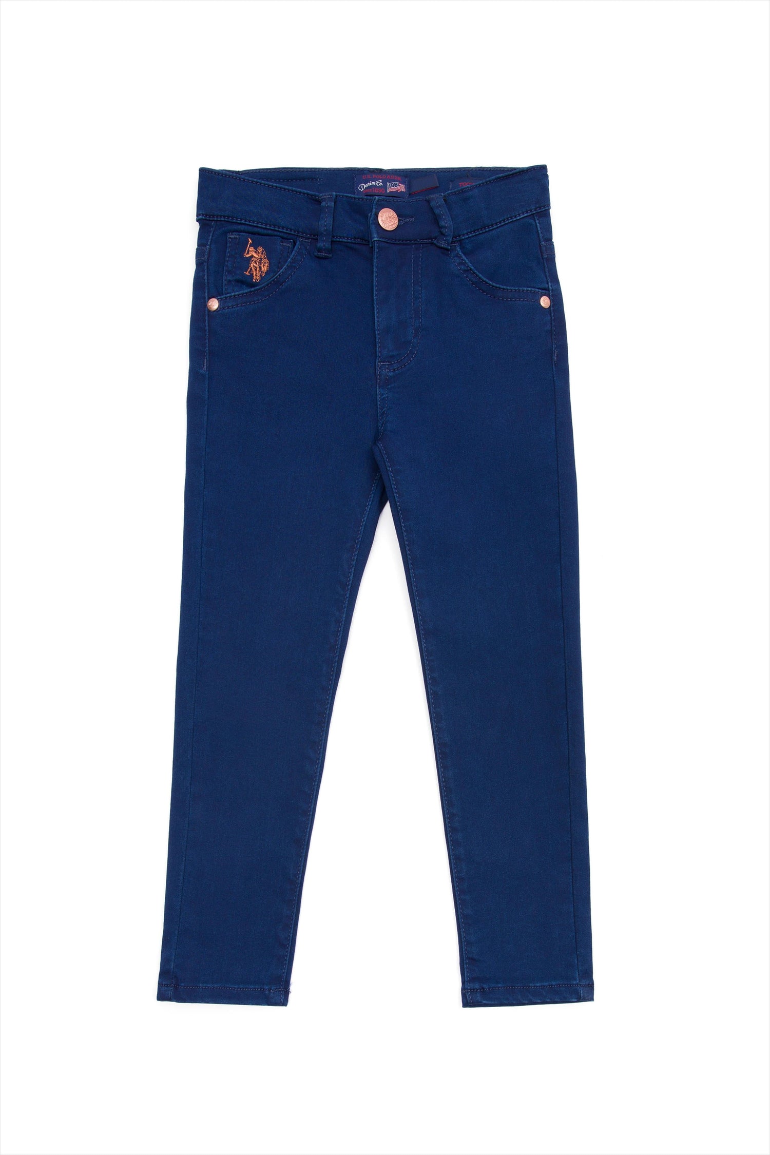 Girls Blue Denim Pants - 04
