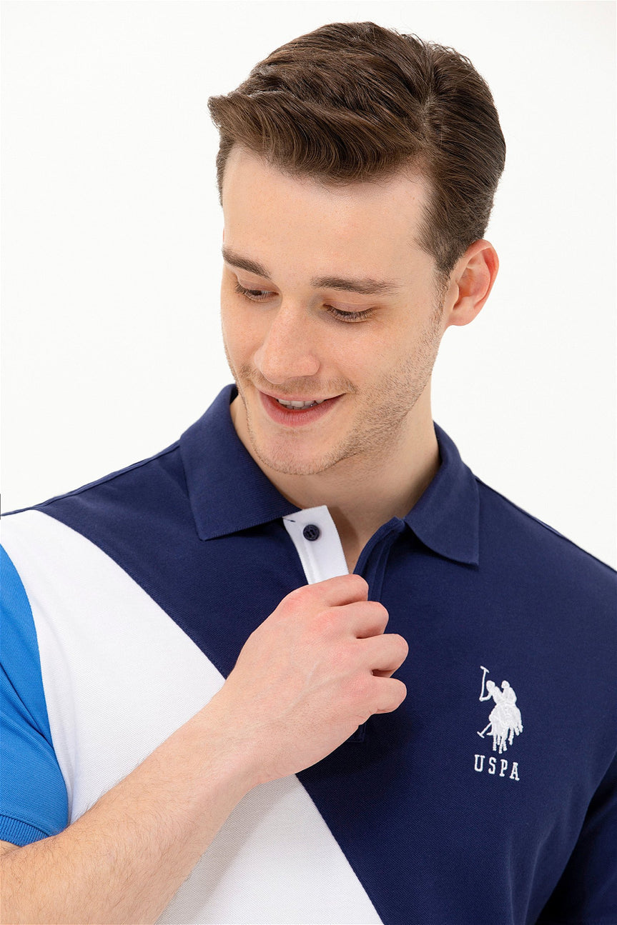Multi-Color Short Sleeve Polo Shirt