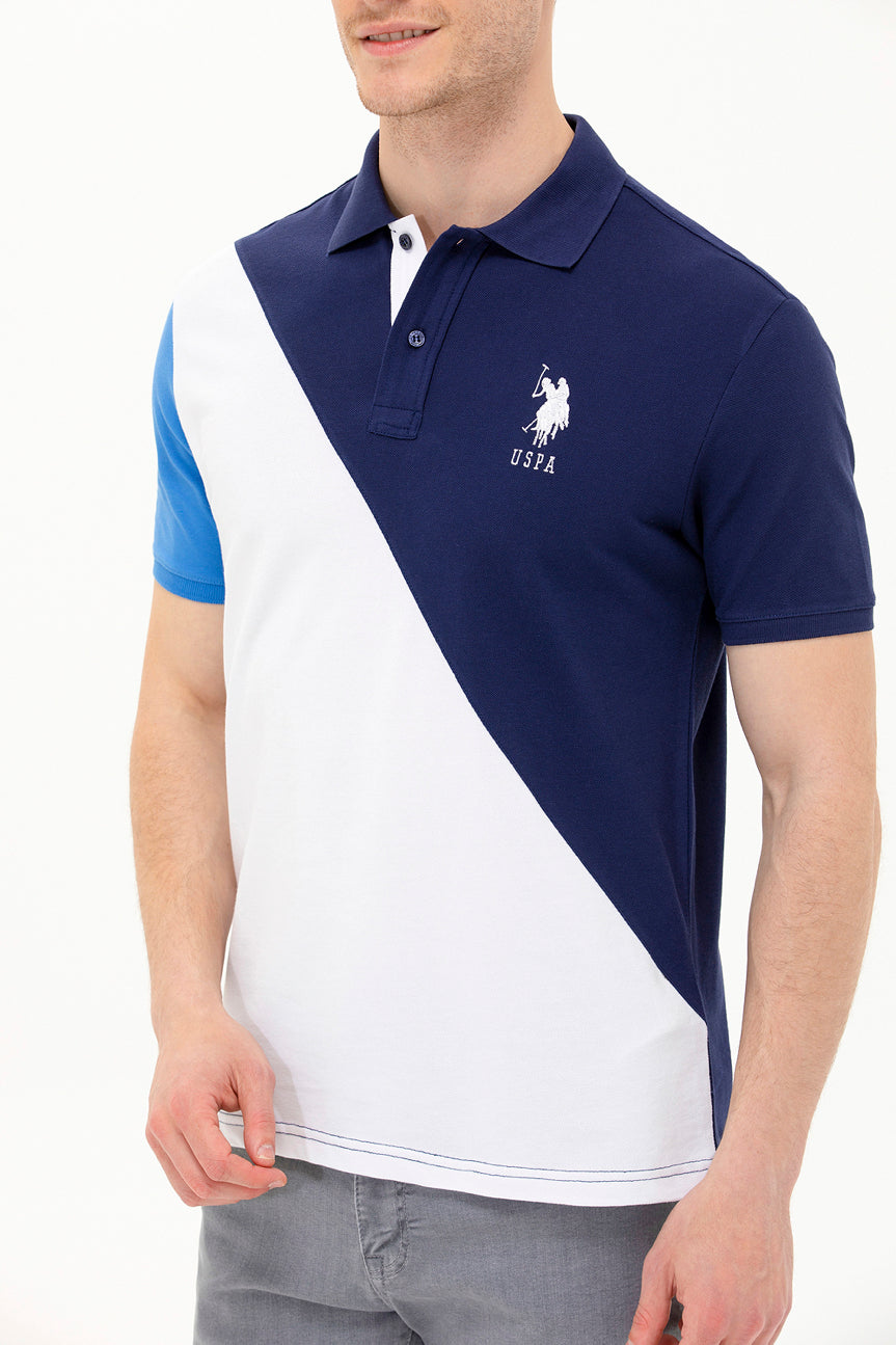 Multi-Color Short Sleeve Polo Shirt