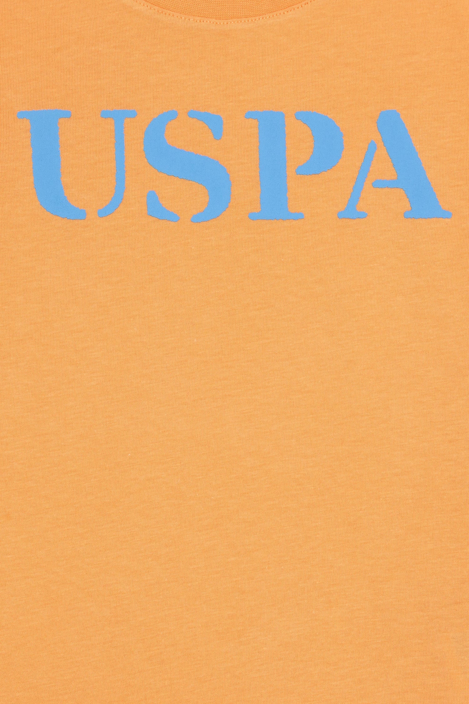 Orange Short Sleeve T-Shirt With Graphics