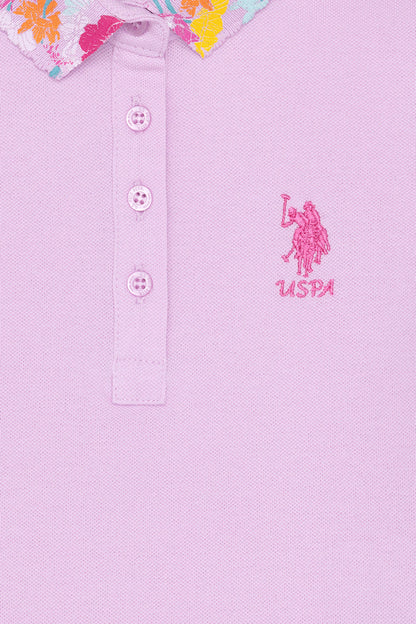 Pink Short Sleeve Polo Shirt