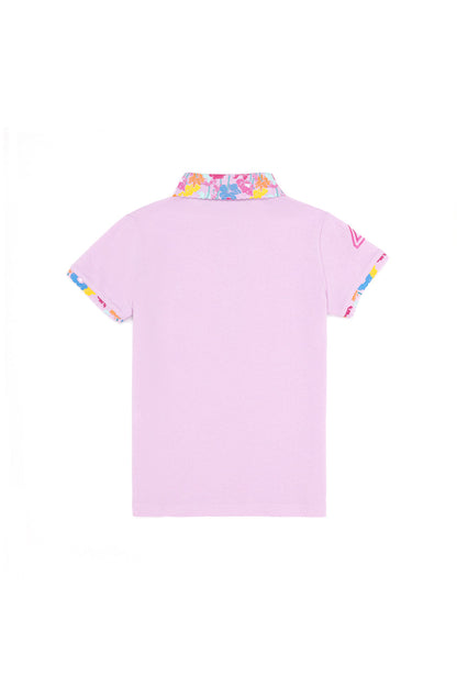 Pink Short Sleeve Polo Shirt