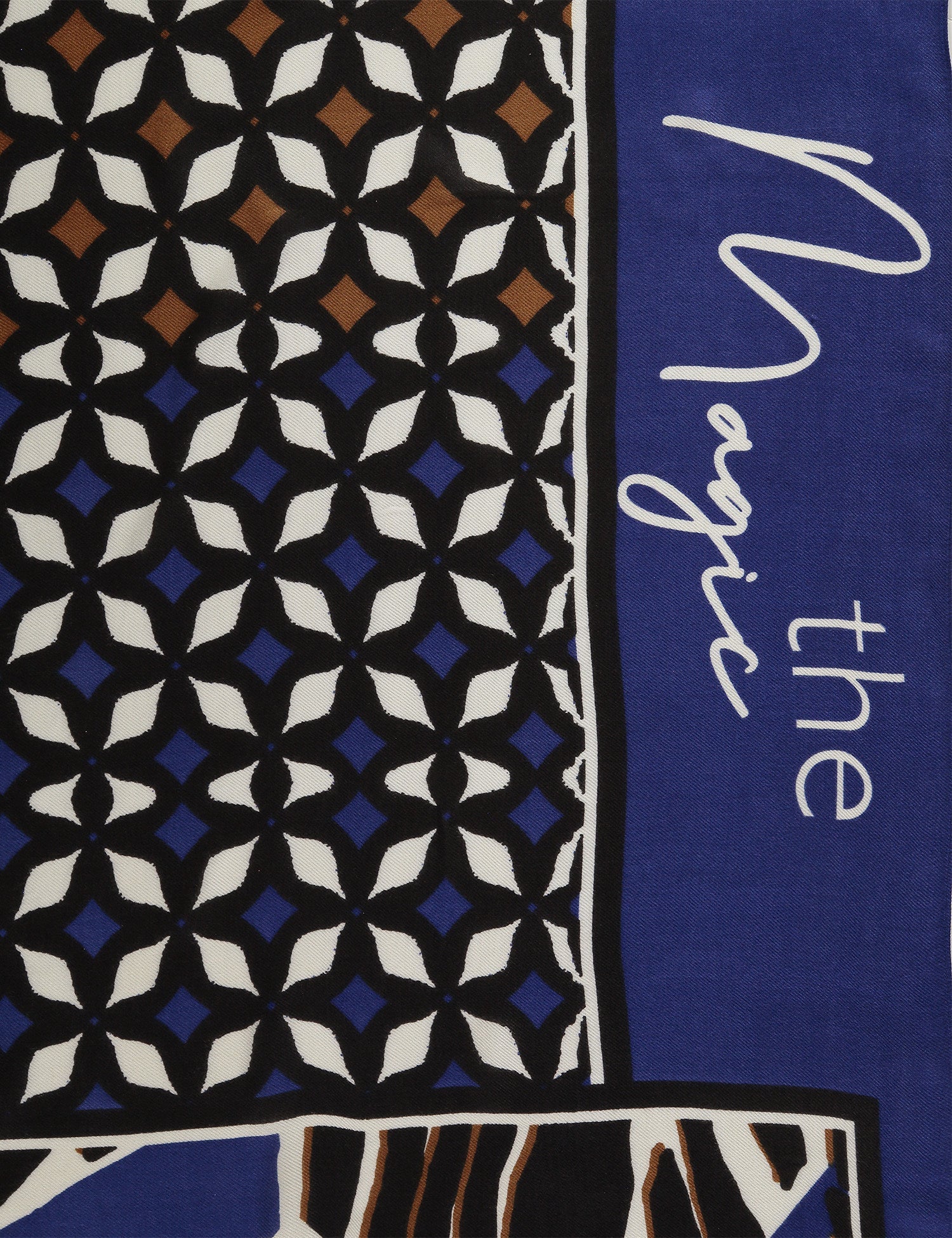 Scarf With Lettering