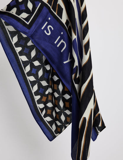 Scarf With Lettering