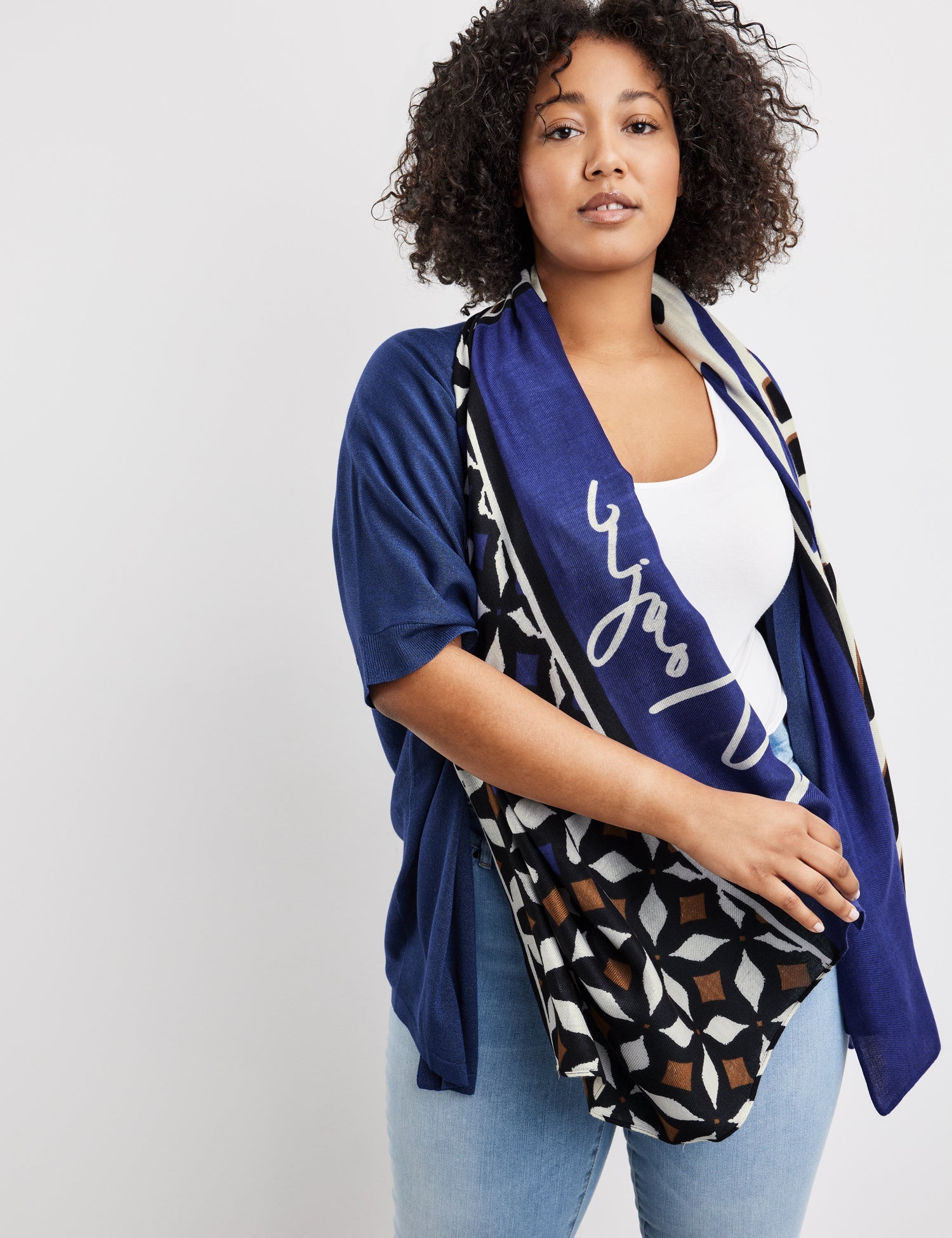 Scarf With Lettering