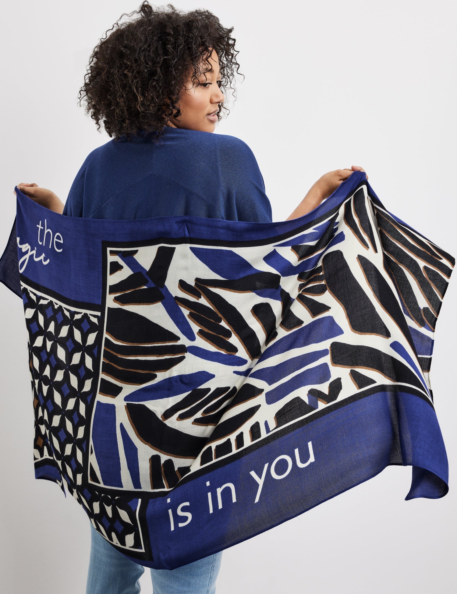 Scarf With Lettering