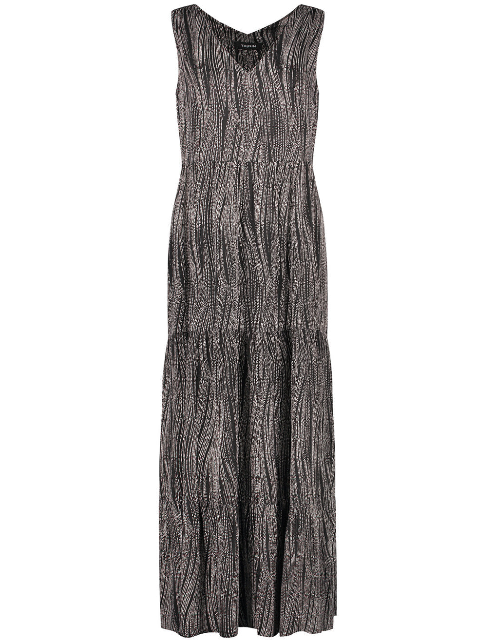 Sleeveless Maxi Dress With A Satin Finish