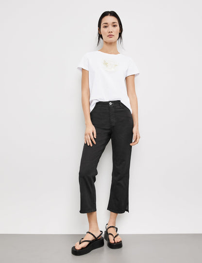 T-Shirt With A Front And Back Print