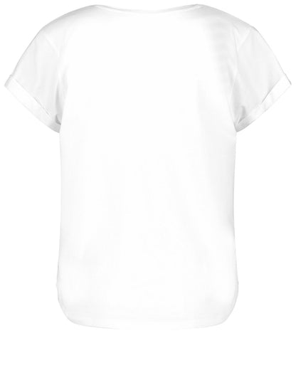 Top With Crochet Chest Pocket