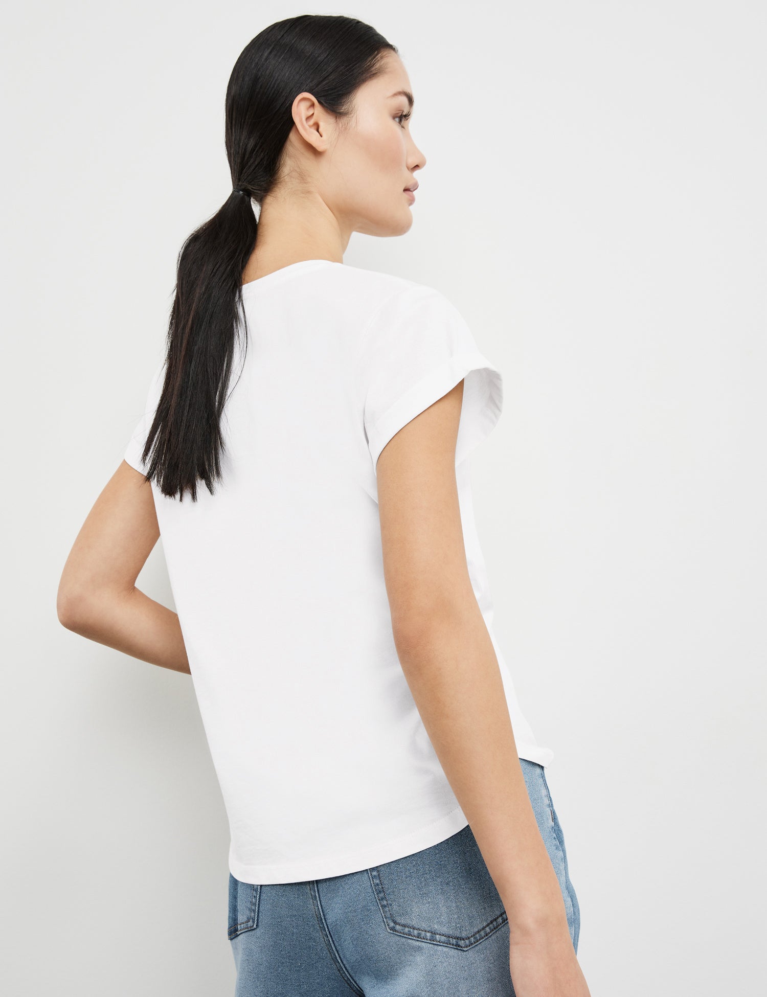 Top With Crochet Chest Pocket