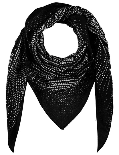 Triangular Scarf With A Print