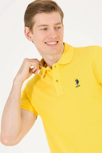 Yellow Short Sleeve Polo Shirt