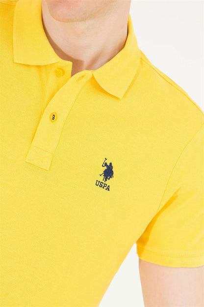Yellow Short Sleeve Polo Shirt